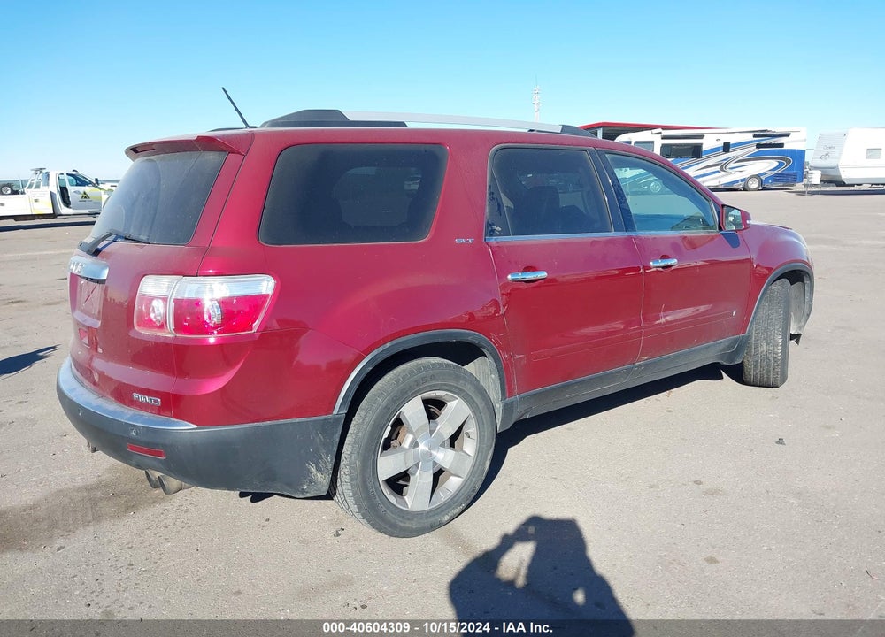 2010 GMC ACADIA SLT-1 VIN: 1GKLVMED2AJ162827
