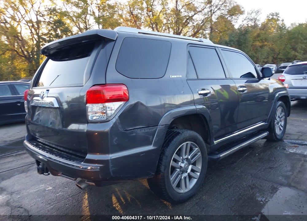2013 TOYOTA 4RUNNER LIMITED VIN: JTEBU5JR3D5150292