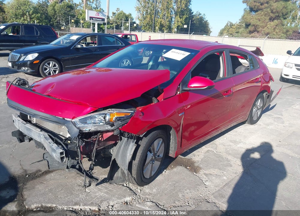 2019 HYUNDAI IONIQ HYBRID BLUE VIN: KMHC65LC2KU170611