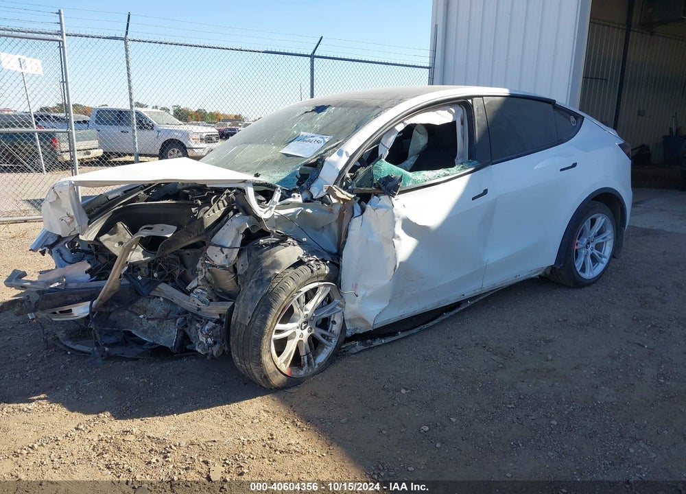2021 TESLA MODEL Y LONG RANGE DUAL MOTOR ALL-WHEEL DRIVE VIN: 5YJYGDEEXMF193632