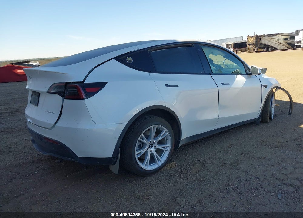 2021 TESLA MODEL Y LONG RANGE DUAL MOTOR ALL-WHEEL DRIVE VIN: 5YJYGDEEXMF193632