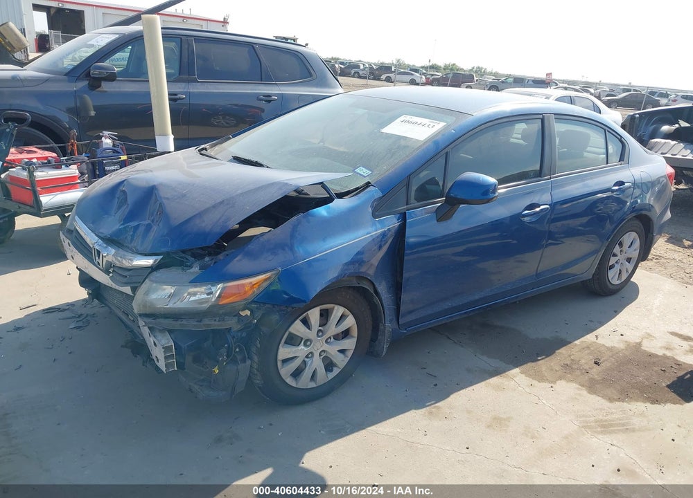 2012 HONDA CIVIC SDN LX VIN: 2HGFB2F54CH531884