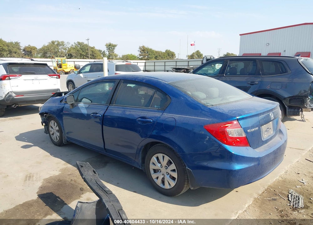 2012 HONDA CIVIC SDN LX VIN: 2HGFB2F54CH531884