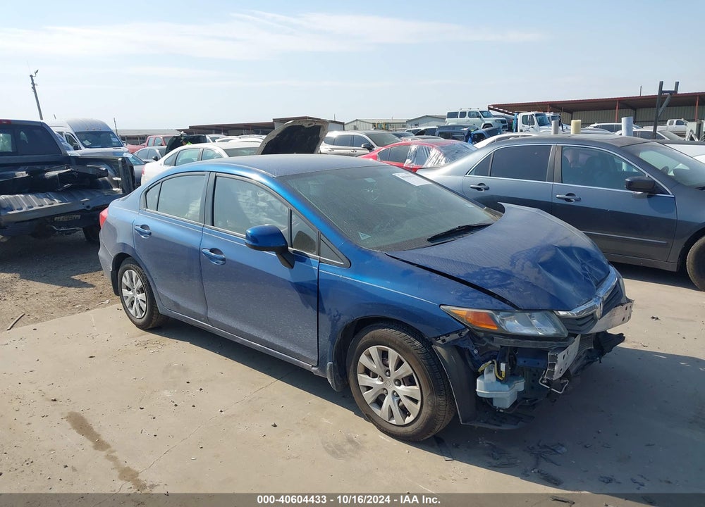 2012 HONDA CIVIC SDN LX VIN: 2HGFB2F54CH531884