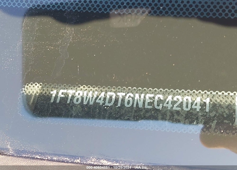 2022 FORD F-450 XL VIN: 1FT8W4DT6NEC42041