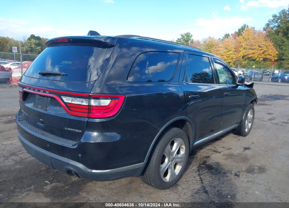 2014 DODGE DURANGO LIMITED VIN: 1C4RDJDGXEC977838