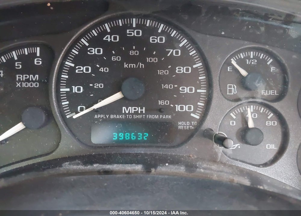 2002 CHEVROLET AVALANCHE 1500 VIN: 3GNEK13T92G146379