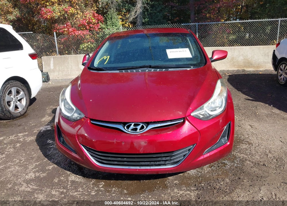 2016 HYUNDAI ELANTRA SE VIN: 5NPDH4AE3GH688049