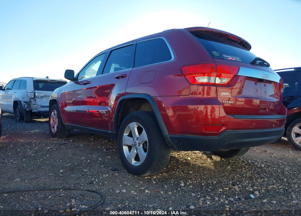 2012 JEEP GRAND CHEROKEE LAREDO VIN: 1C4RJEAG5CC260992