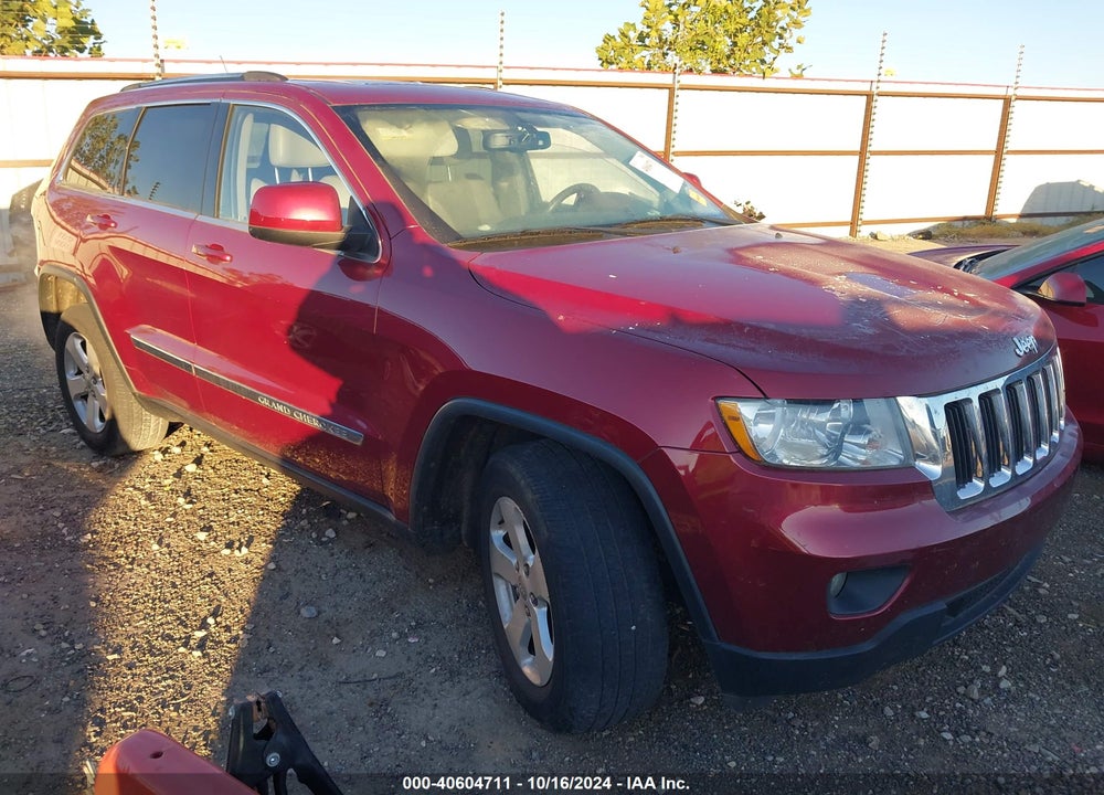 2012 JEEP GRAND CHEROKEE LAREDO VIN: 1C4RJEAG5CC260992