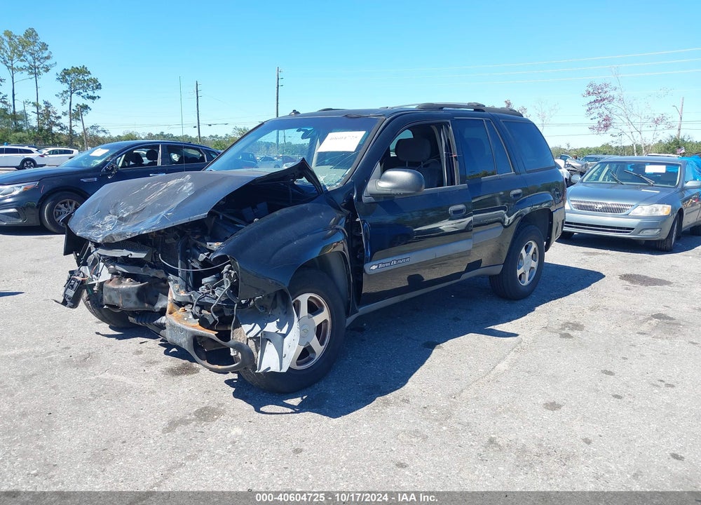 2004 CHEVROLET TRAILBLAZER LS VIN: 1GNDS13S042204765