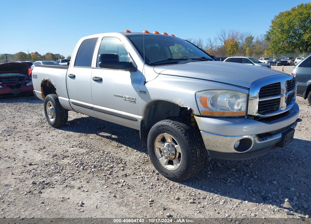 2006 DODGE RAM 2500 SLT/TRX4 OFF ROAD/SPORT/POWER WAGON VIN: 3D7KS28D06G123166