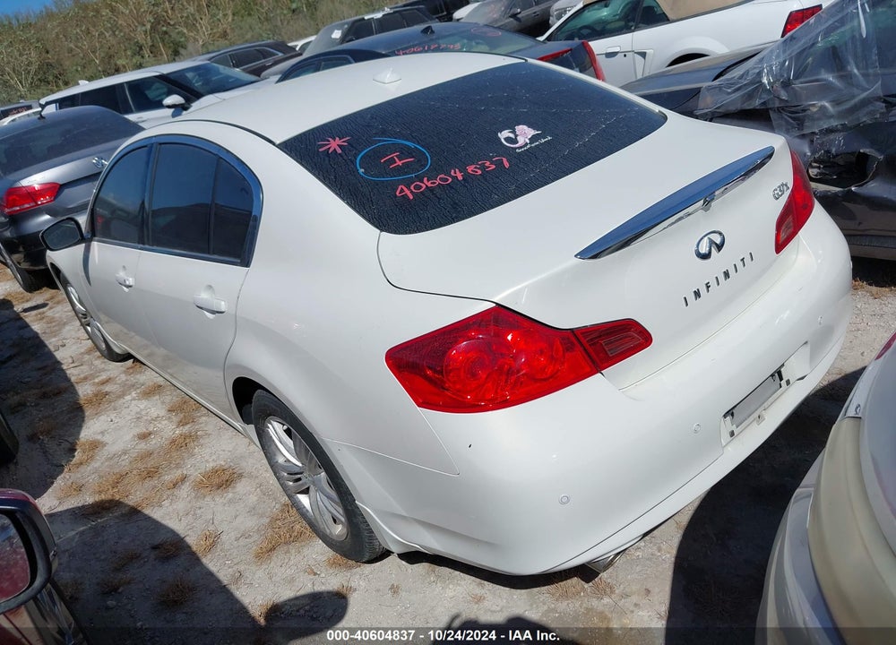 2010 INFINITI G37X VIN: JN1CV6ARXAM457328