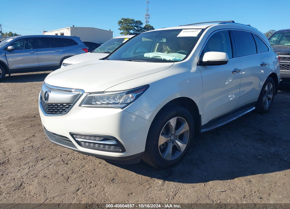 2014 ACURA MDX VIN: 5FRYD4H27EB021567