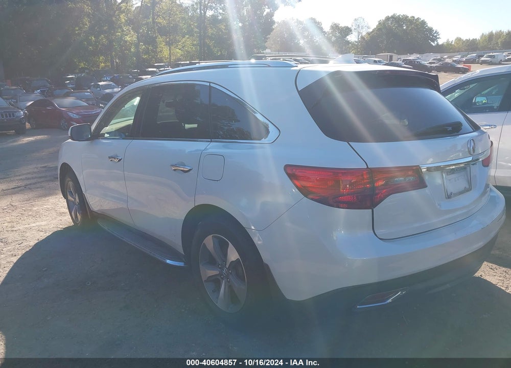 2014 ACURA MDX VIN: 5FRYD4H27EB021567