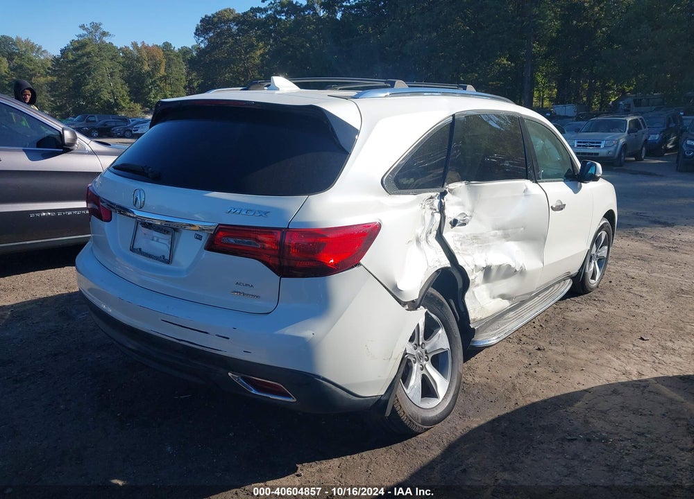 2014 ACURA MDX VIN: 5FRYD4H27EB021567