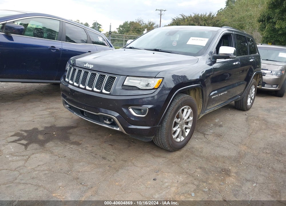 2014 JEEP GRAND CHEROKEE OVERLAND VIN: 1C4RJFCM3EC305617