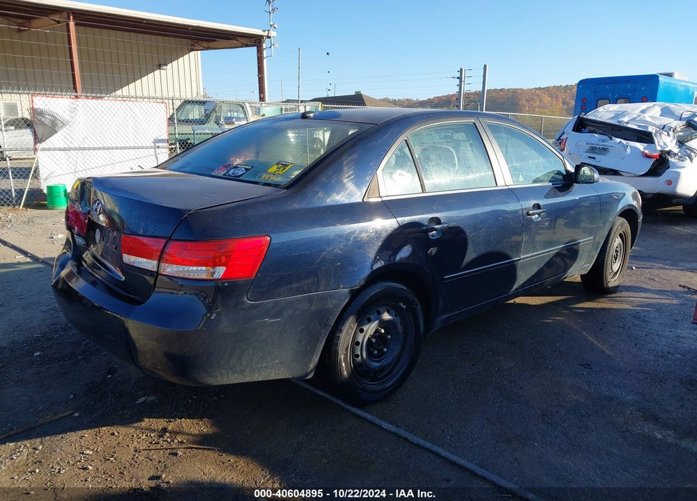 2008 HYUNDAI SONATA GLS VIN: 5NPET46C78H319741