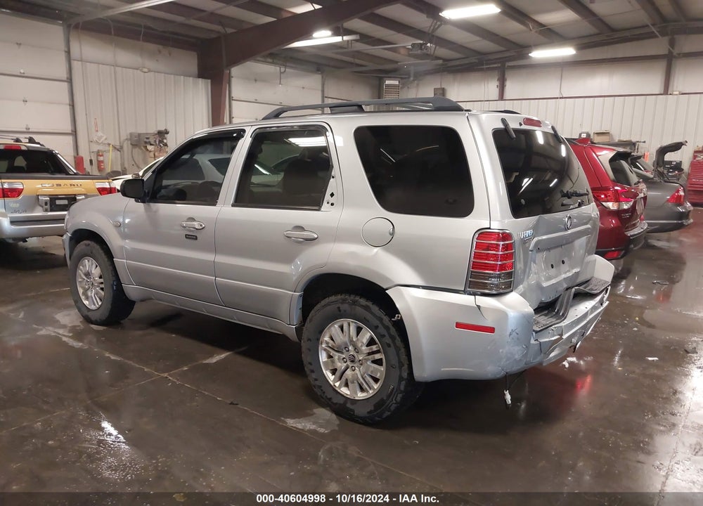 2006 MERCURY MARINER LUXURY/PREMIER VIN: 4M2YU57176DJ06007