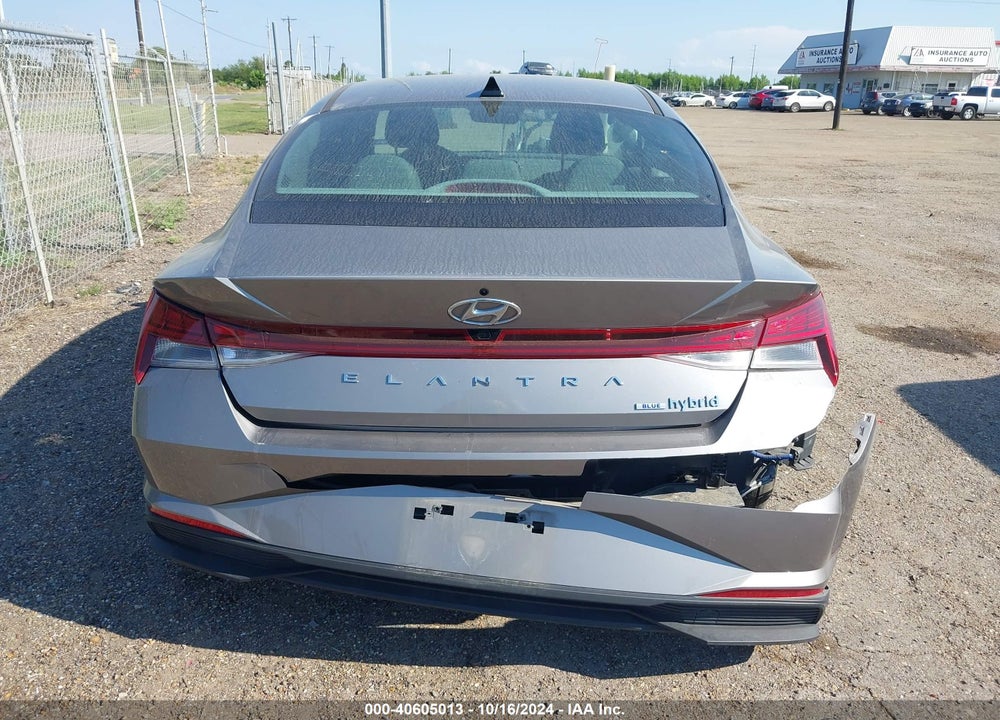 2023 HYUNDAI ELANTRA HYBRID BLUE VIN: KMHLM4AJ1PU087194