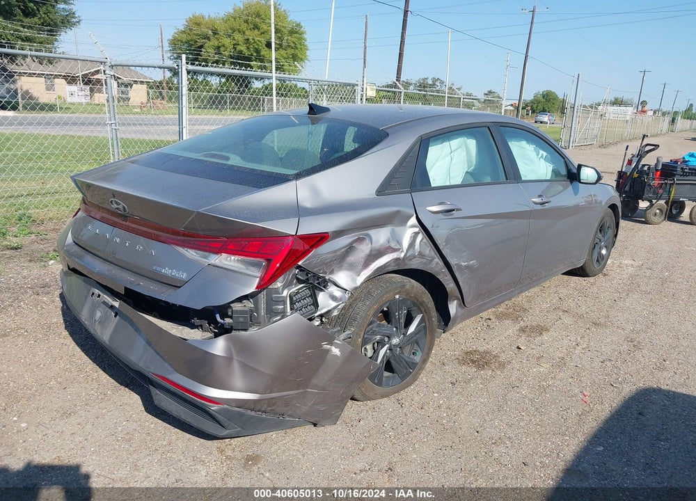 2023 HYUNDAI ELANTRA HYBRID BLUE VIN: KMHLM4AJ1PU087194