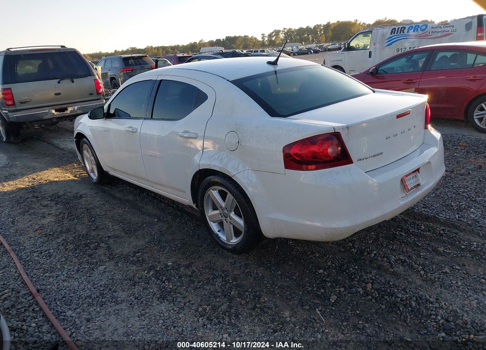 2013 DODGE AVENGER SE VIN: 1C3CDZAB3DN517926