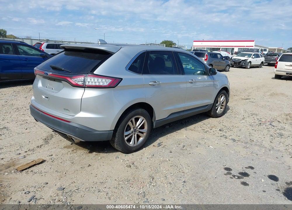 2015 FORD EDGE SEL VIN: 2FMTK3J9XFBB07758