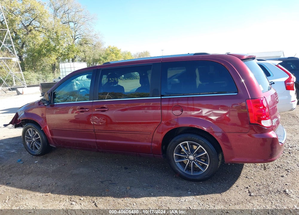 2017 DODGE GRAND CARAVAN SXT VIN: 2C4RDGCGXHR867405