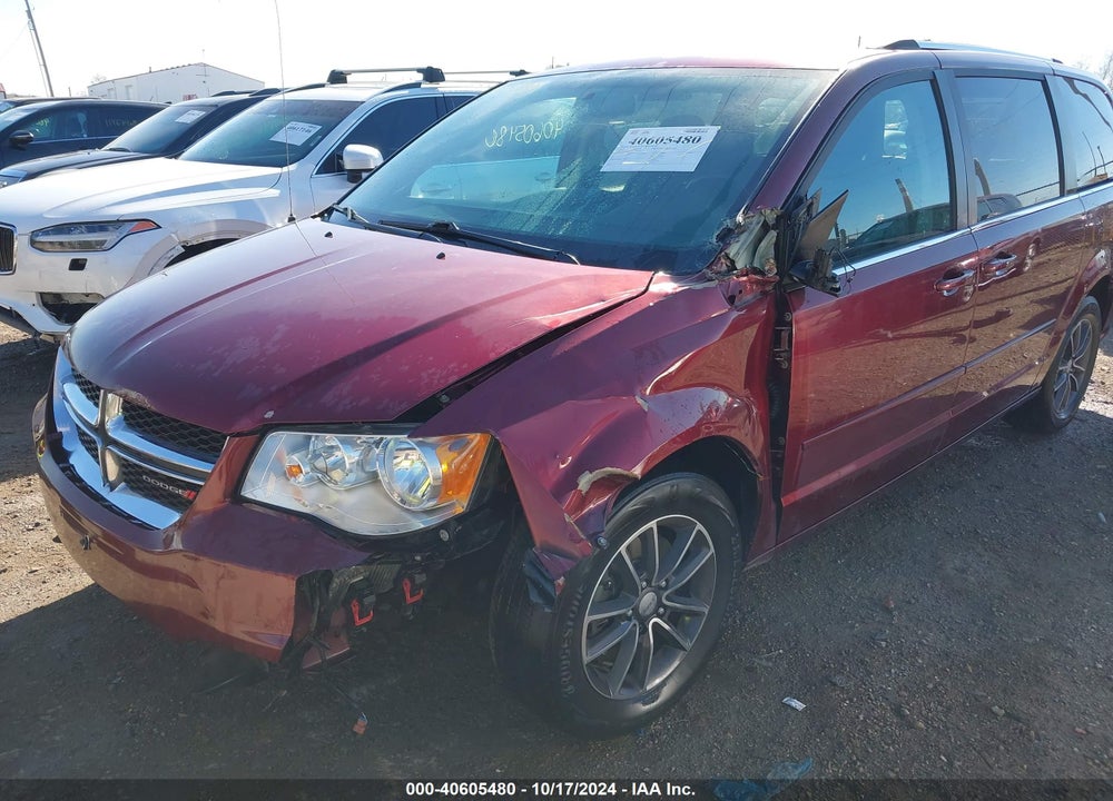 2017 DODGE GRAND CARAVAN SXT VIN: 2C4RDGCGXHR867405