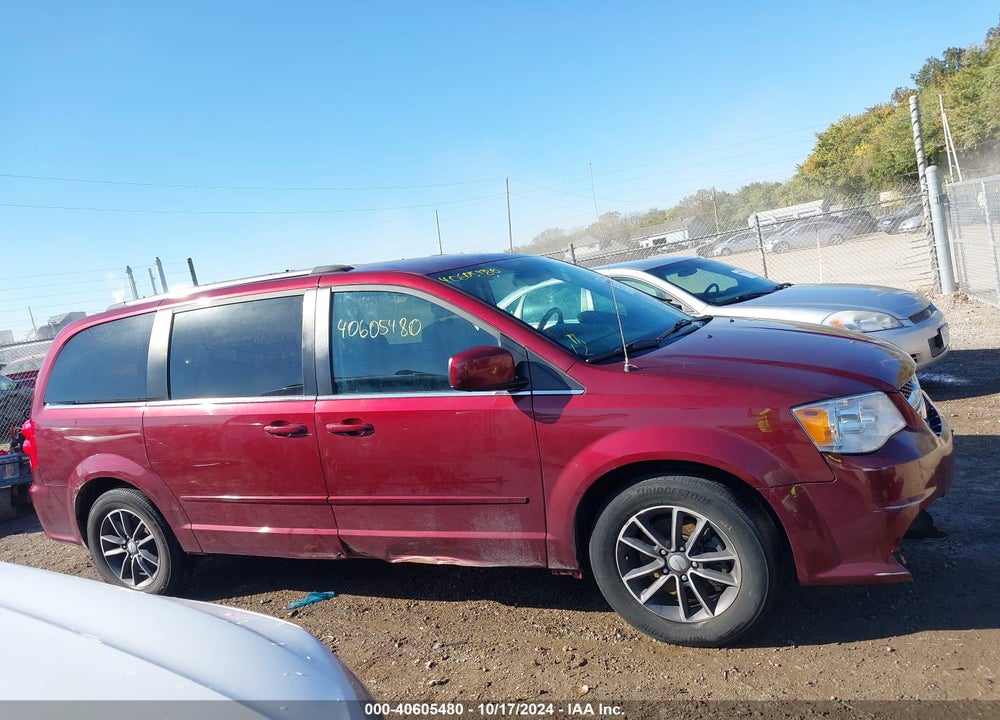 2017 DODGE GRAND CARAVAN SXT VIN: 2C4RDGCGXHR867405
