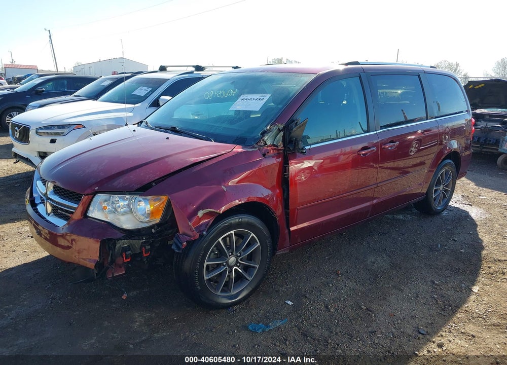 2017 DODGE GRAND CARAVAN SXT VIN: 2C4RDGCGXHR867405