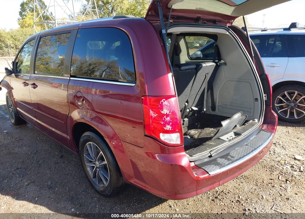 2017 DODGE GRAND CARAVAN SXT VIN: 2C4RDGCGXHR867405