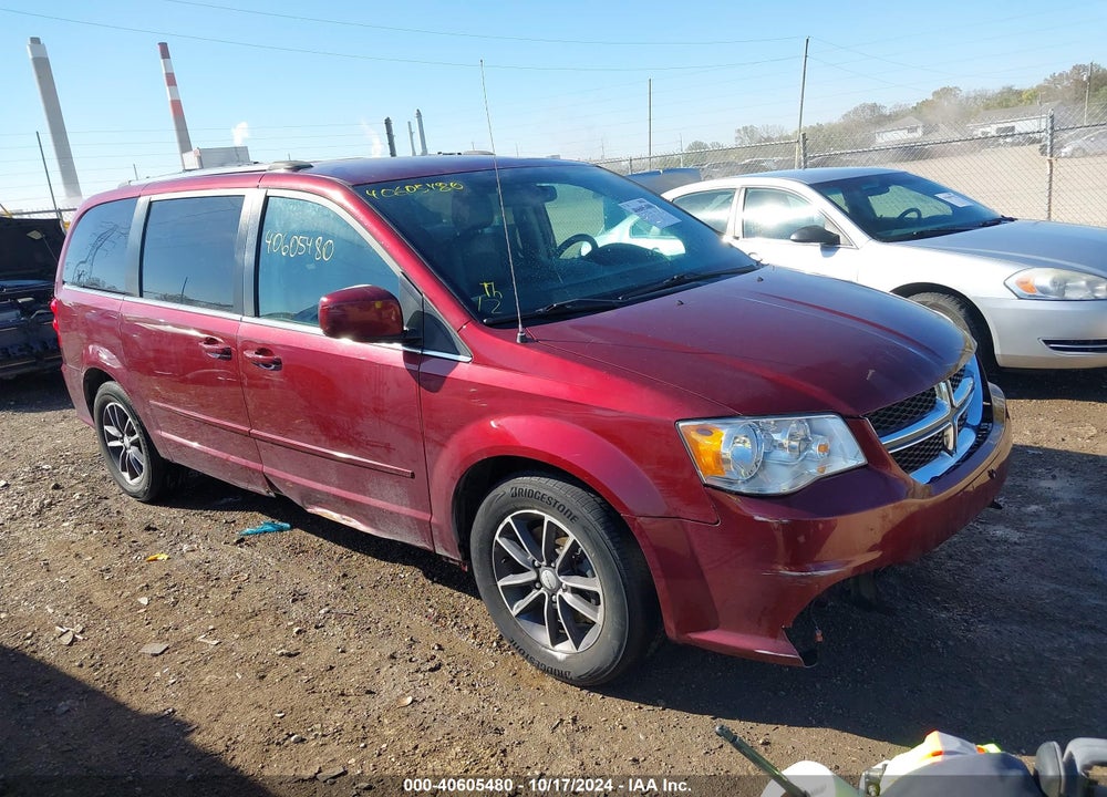 2017 DODGE GRAND CARAVAN SXT VIN: 2C4RDGCGXHR867405