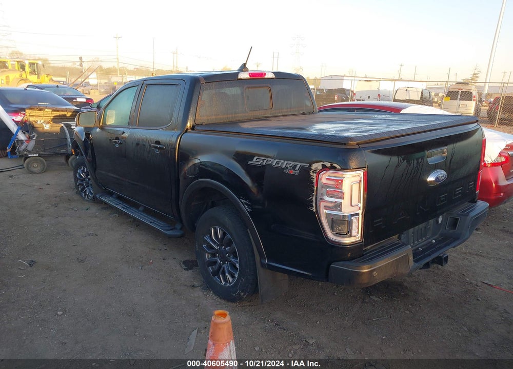 2021 FORD RANGER LARIAT VIN: 1FTER4FH5MLD39924