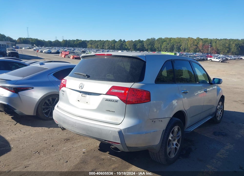 2009 ACURA MDX VIN: 2HNYD28249H518348