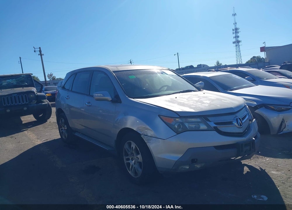 2009 ACURA MDX VIN: 2HNYD28249H518348