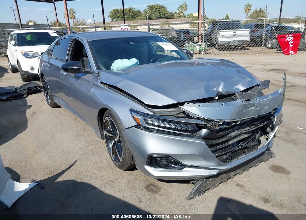 2022 HONDA ACCORD SPORT VIN: 1HGCV1F35NA019992