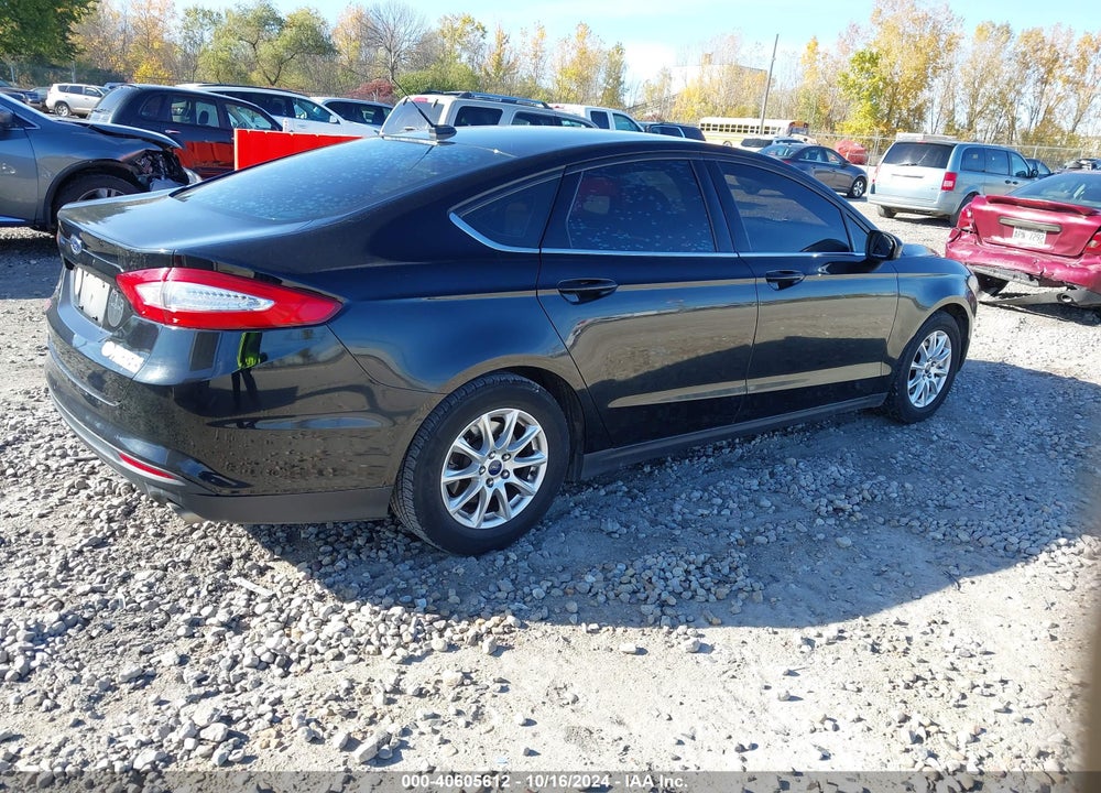 2016 FORD FUSION S VIN: 3FA6P0G77GR354865