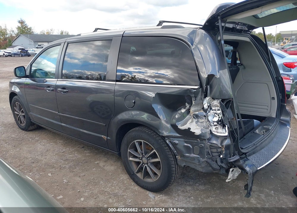2017 DODGE GRAND CARAVAN SXT VIN: 2C4RDGCG0HR852444