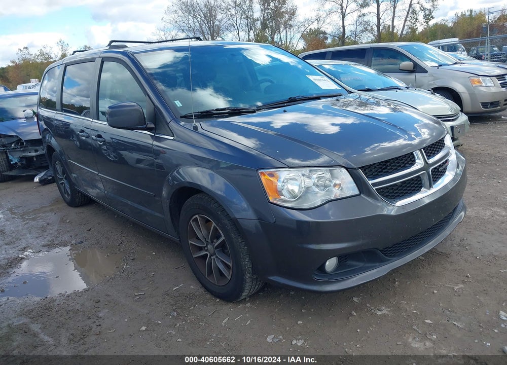 2017 DODGE GRAND CARAVAN SXT VIN: 2C4RDGCG0HR852444