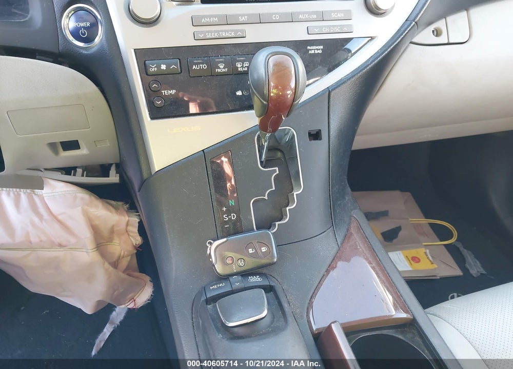 2011 LEXUS RX 450H VIN: JTJBC1BA6B2043998