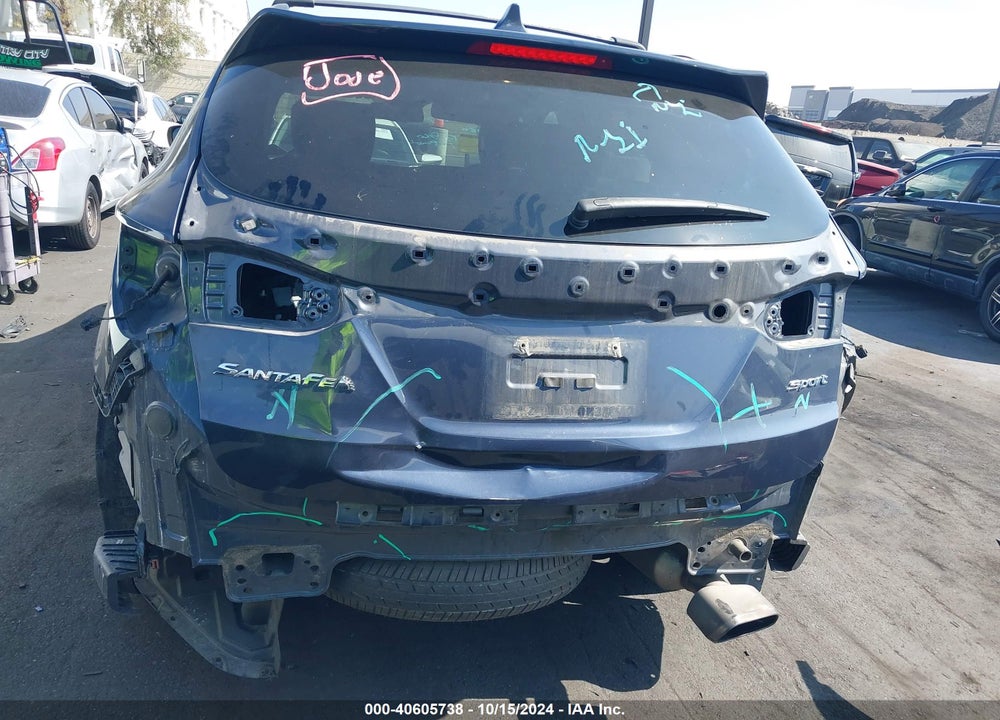 2013 HYUNDAI SANTA FE SPORT VIN: 5XYZU3LB9DG102715