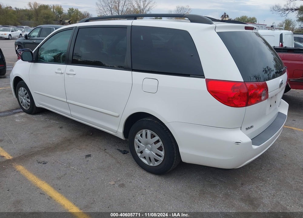 2008 TOYOTA SIENNA LE VIN: 5TDZK23C58S199056