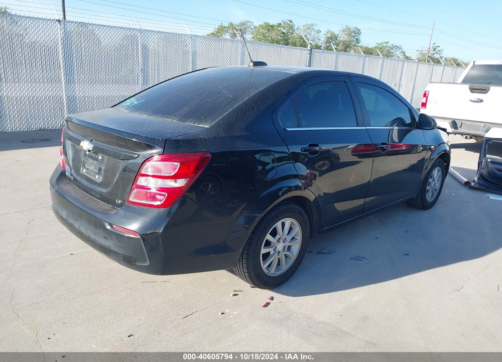 2017 CHEVROLET SONIC LT AUTO VIN: 1G1JD5SH8H4134065