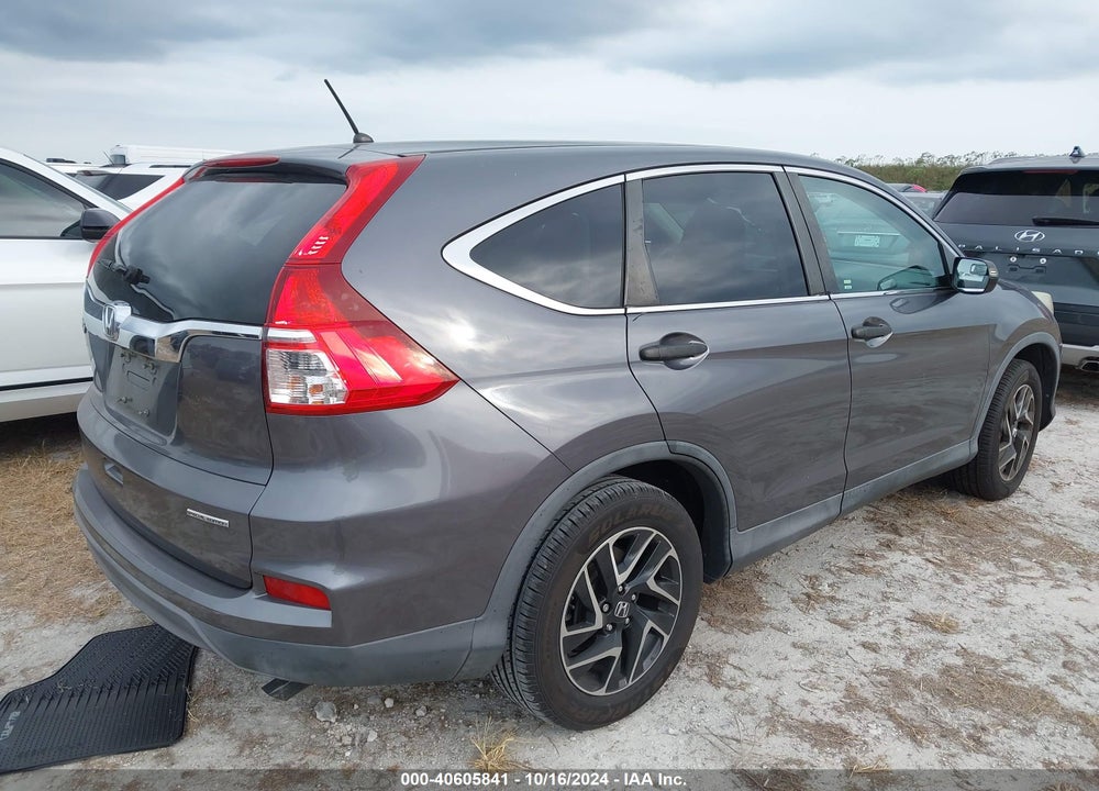 2016 HONDA CR-V SE VIN: 2HKRM3H49GH538391