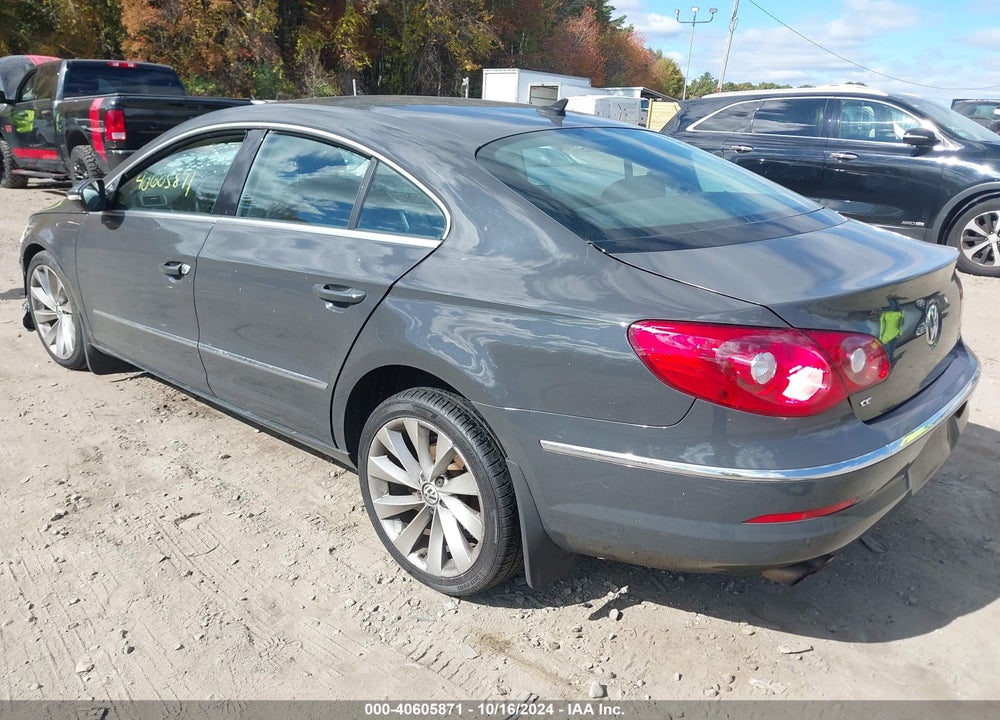 2012 VOLKSWAGEN CC LUX LIMITED VIN: WVWHP7AN6CE501550