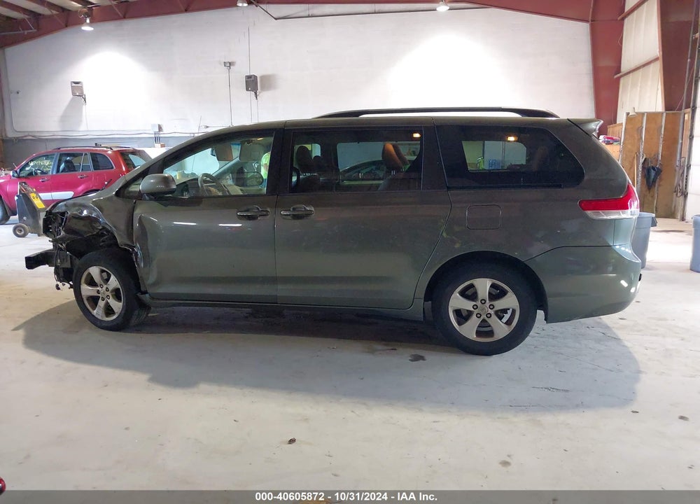 2012 TOYOTA SIENNA LE V6 8 PASSENGER VIN: 5TDKK3DCXCS263946