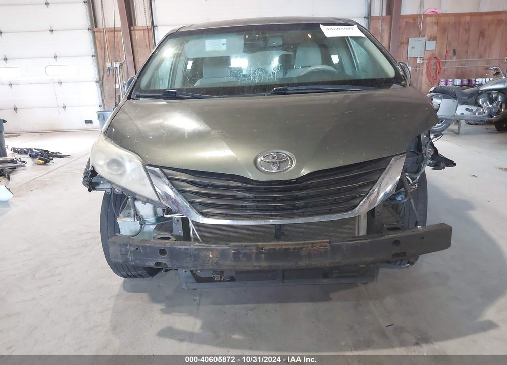 2012 TOYOTA SIENNA LE V6 8 PASSENGER VIN: 5TDKK3DCXCS263946