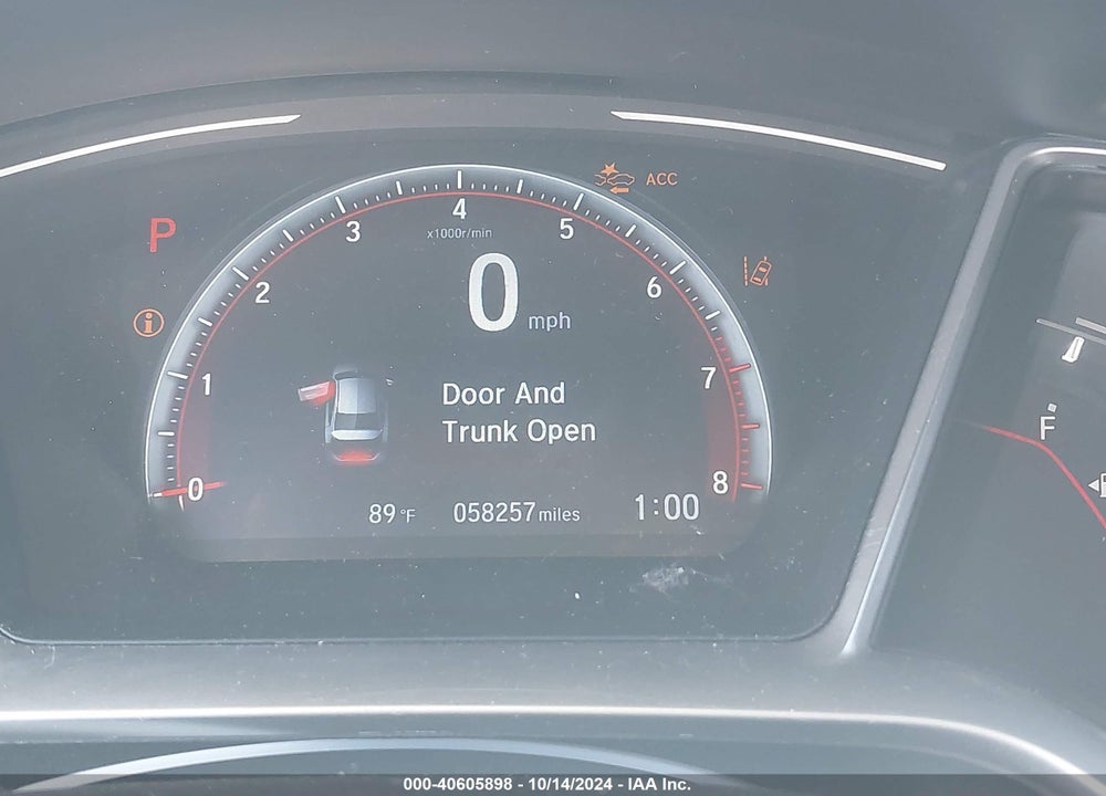 2019 HONDA CIVIC SPORT VIN: 2HGFC2F84KH574241
