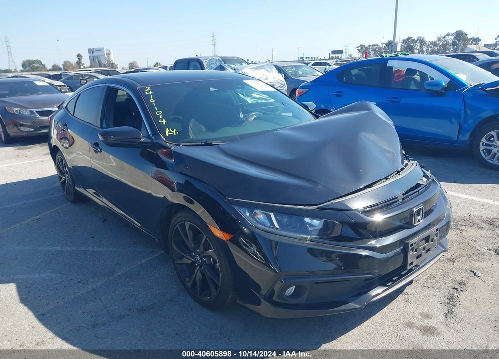 2019 HONDA CIVIC SPORT VIN: 2HGFC2F84KH574241